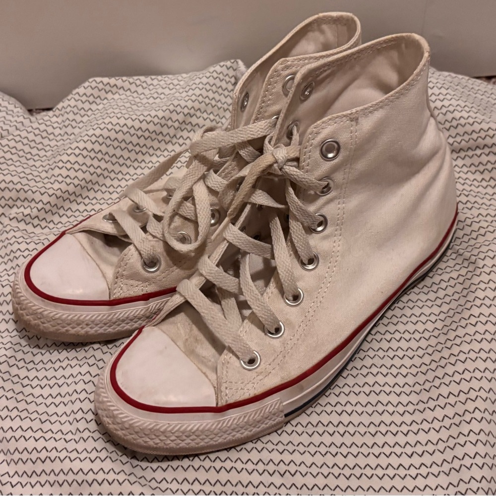 Classic White High-Top Converse